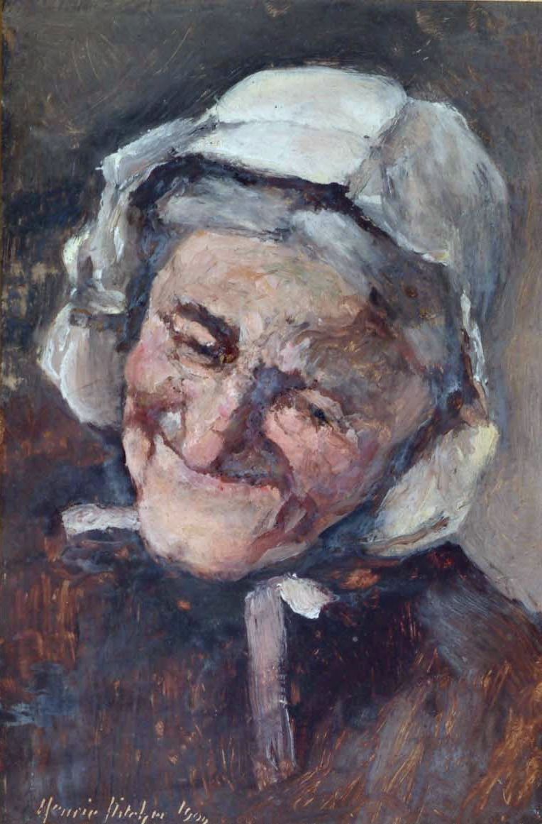 A Scottish Couple by Henrie Pitcher, 1900